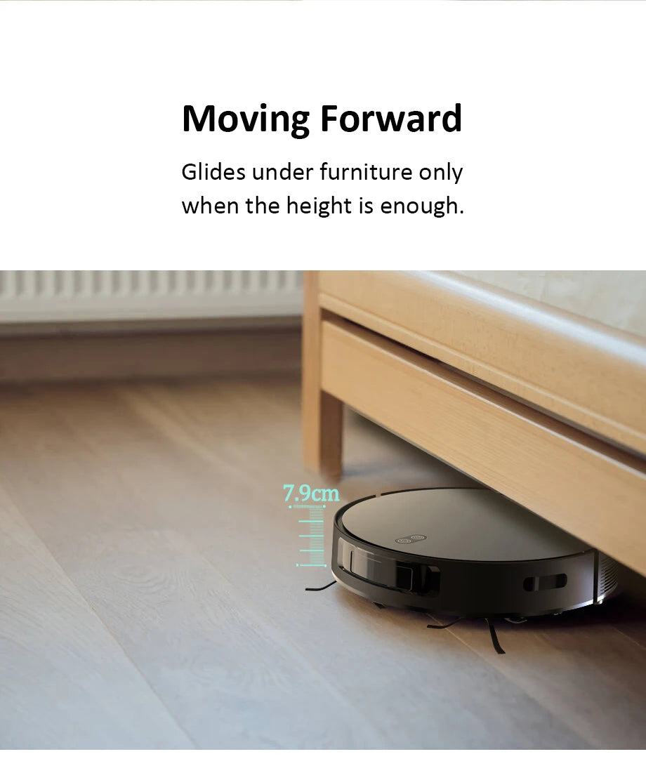 Self-Charging Smart Robot Vacuum Cleaner and Mop Combo for your Furbabies hair and messes!