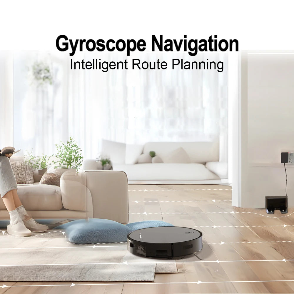Self-Charging Smart Robot Vacuum Cleaner and Mop Combo for your Furbabies hair and messes!