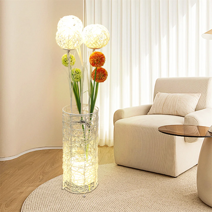 Tall Modern Rattan Floor Lamp for your Decor