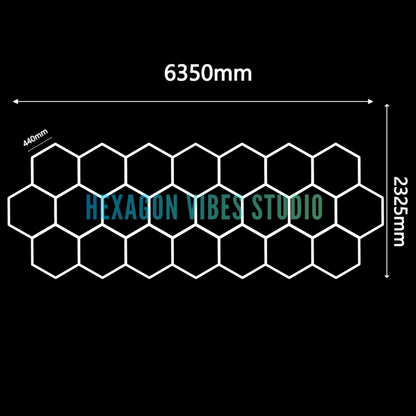 Large Size Hexagon LED Lighting for Garage