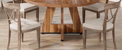 47 inch Round Dining Table for 4
