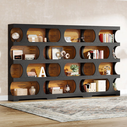 71" Tall  4-Tier Bookcase