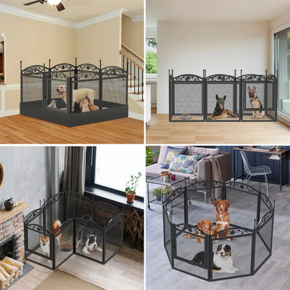 Heavy Duty Play Pen, Secured Whelping Pen with removable waterproof flooring