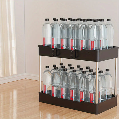 3 Piece, 2 Shelf Organizers for clutter free solutions!