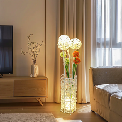 Tall Modern Rattan Floor Lamp for your Decor