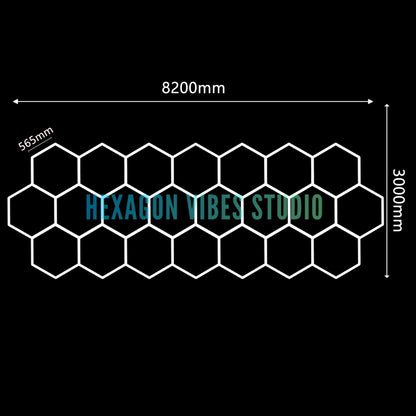 Large Size Hexagon LED Lighting for Garage