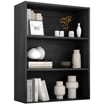 3 or 4 Tier Wooden Bookcase with Adjustable Shelves for your Storage needs in your Home