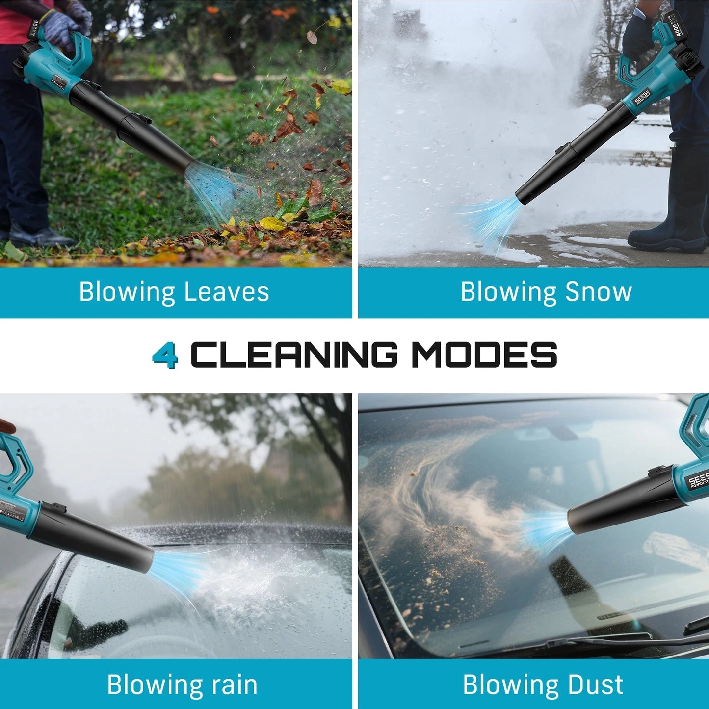Cordless Leaf Blower for Debris and Snow