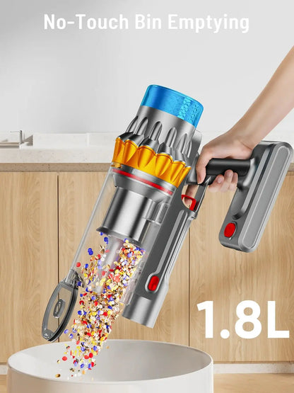 650W Cordless Vacuum Cleaner with attachments for Hardwood Flooring, Carpets, and Pet Hair