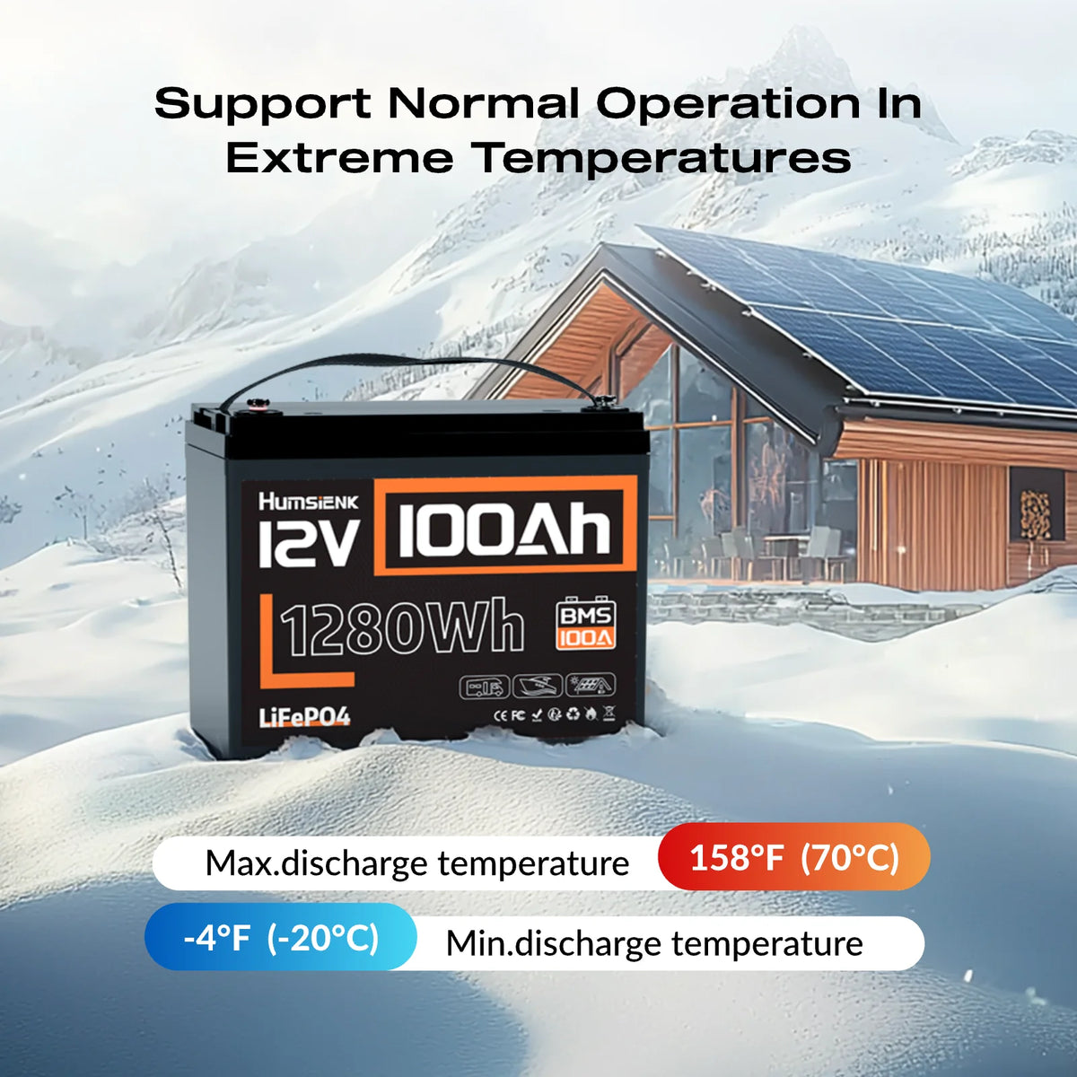 LiFePO4 Lithium 12V Battery
