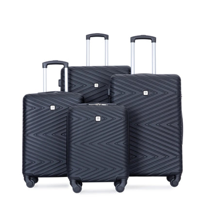 Luggage Set 4-Piece ABS Suitcase With Spinner Wheels