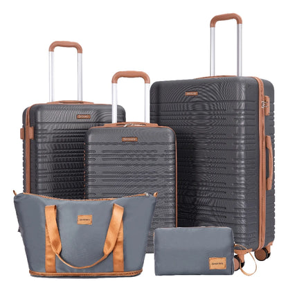 Luggage Set 4-Piece ABS Suitcase With Spinner Wheels