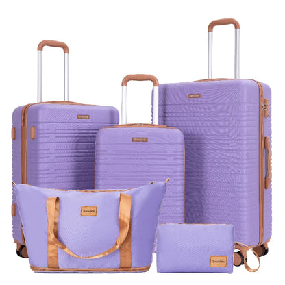 Luggage Set 4-Piece ABS Suitcase With Spinner Wheels