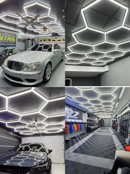 Large Size Hexagon LED Lighting for Garage