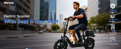 Foldable 500W Ebike with 10.4AH Battery