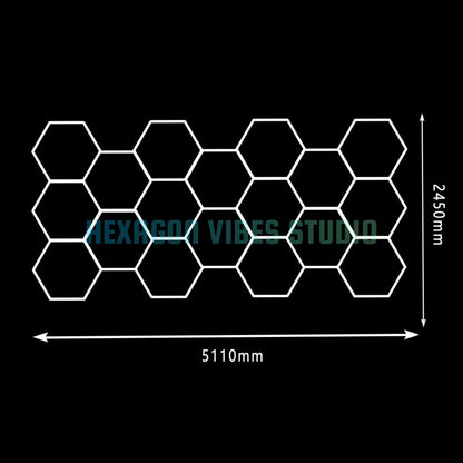 Large Size Hexagon LED Lighting for Garage