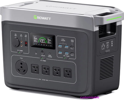 2200W AC Output Portable Solar Generator for your Home
