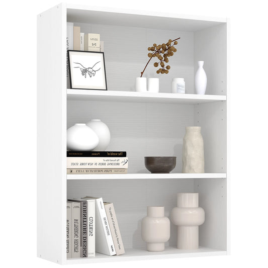 3 or 4 Tier Wooden Bookcase with Adjustable Shelves for your Storage needs in your Home