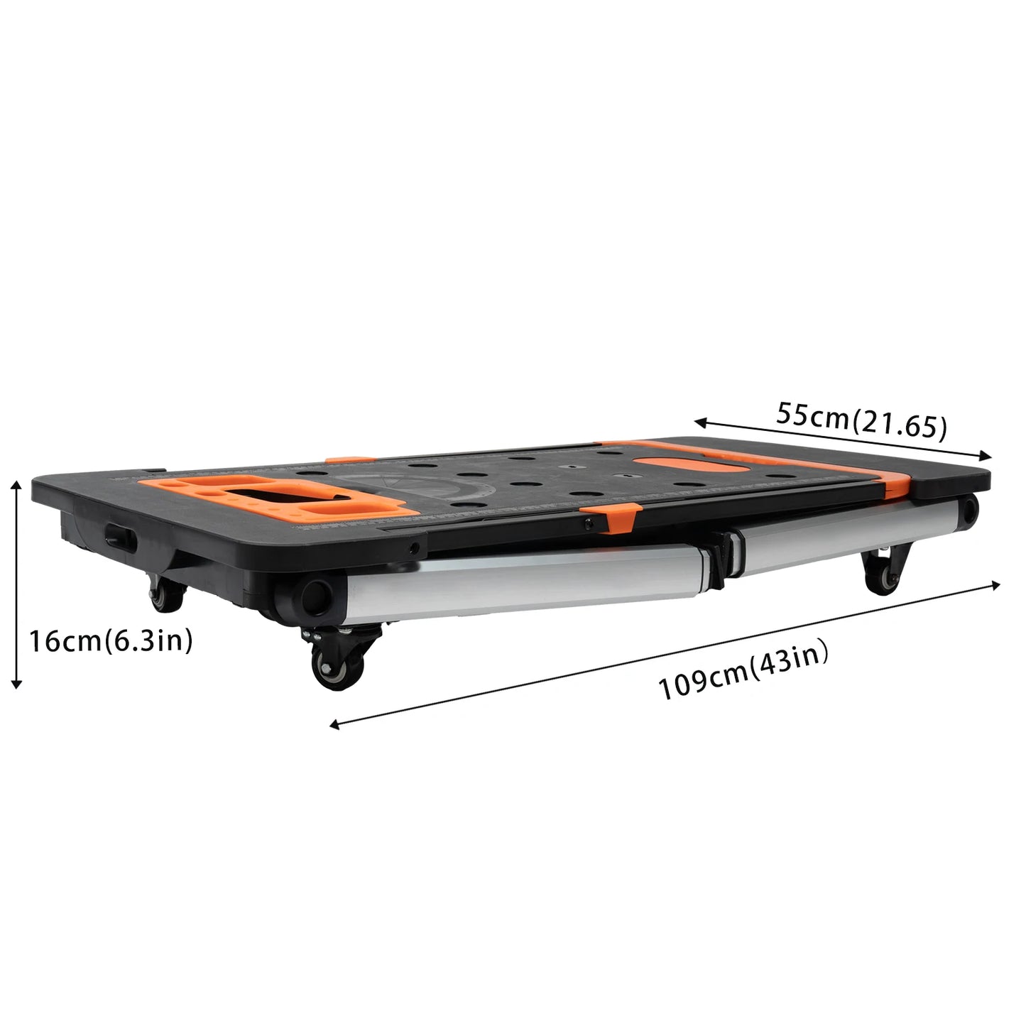 Space Saving 7-in-1 Multifunctional Folding Workbench and Hand Truck for all your DIY projects