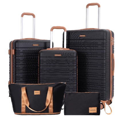 Luggage Set 4-Piece ABS Suitcase With Spinner Wheels