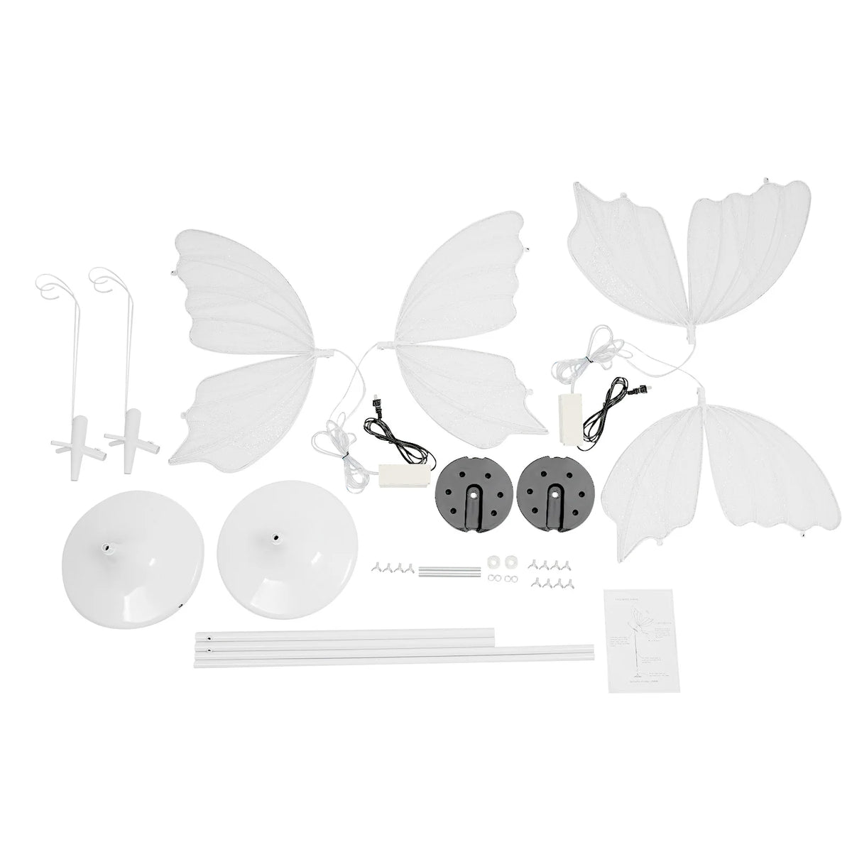 2PCS 48W Romantic LED Butterfly Floor Lamps