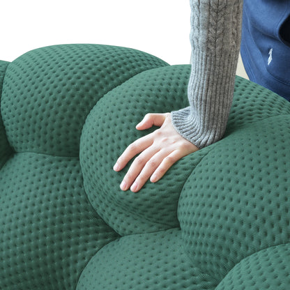 79.5" Modern Curved Boneless Sofa