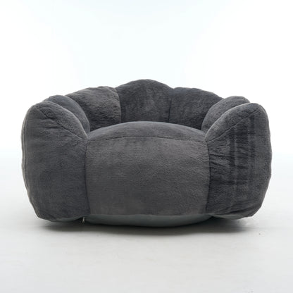 Large Velvet Petal Cloud Lounge Chair for Living Room or Bedroom