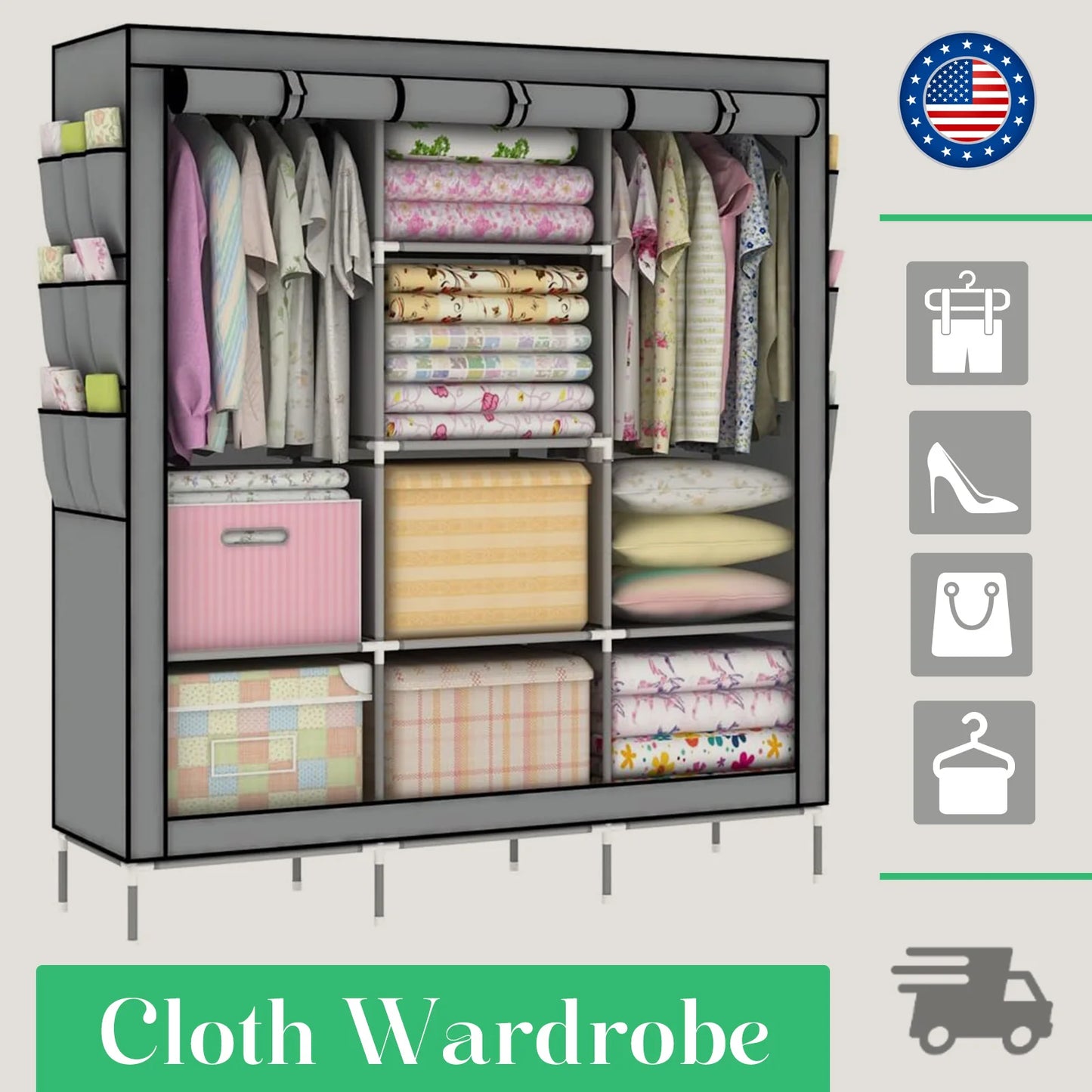 Portable Wardrobe Closet