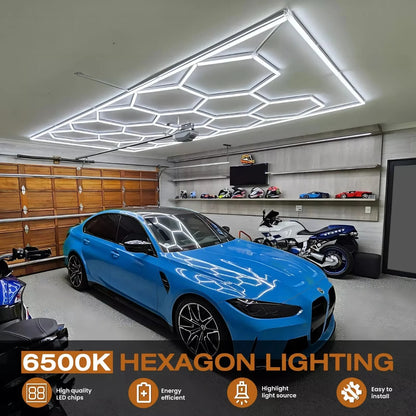 Large Size Hexagon LED Lighting for Garage