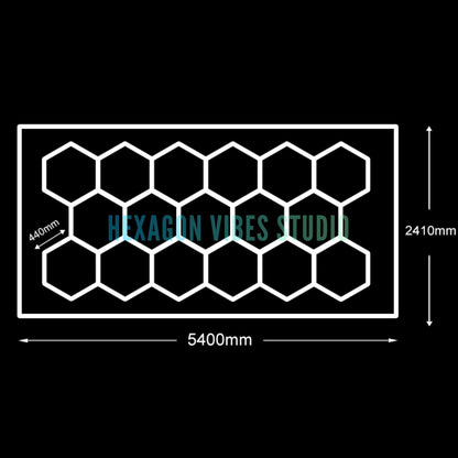 Large Size Hexagon LED Lighting for Garage