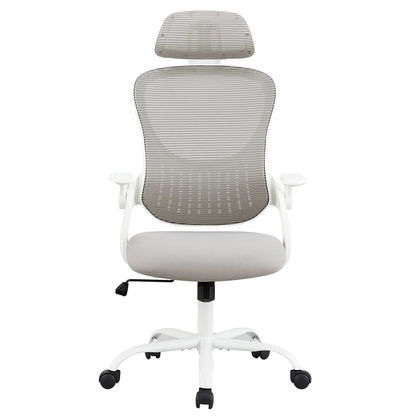Mesh Ergonomic Office Computer Desk Chair with Adjustable Headrest