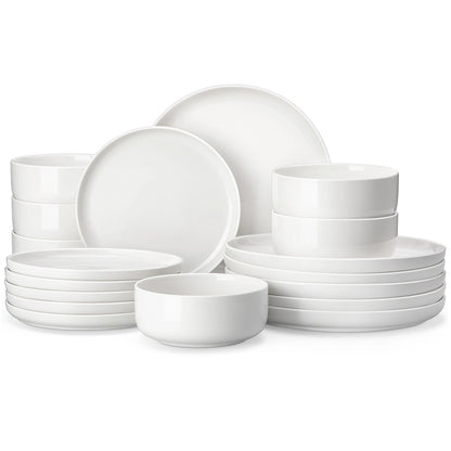 18 or 36-Piece Porcelain Ceramic Dinnerware Set