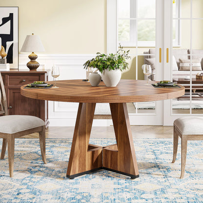 47 inch Round Dining Table for 4