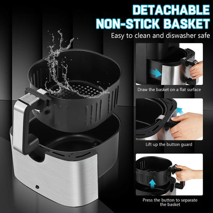 7 Qt Digital Touch Screen with 8 Preset Menu