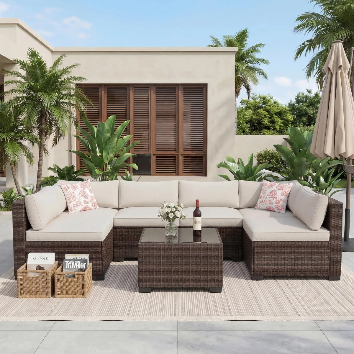 7-Piece Outdoor Patio Furniture