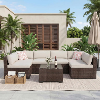 7-Piece Outdoor Patio Furniture