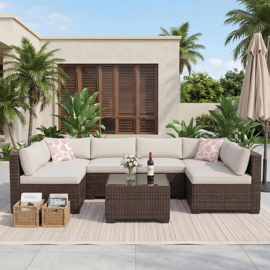 7-Piece Outdoor Patio Furniture