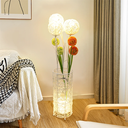 Tall Modern Rattan Floor Lamp for your Decor