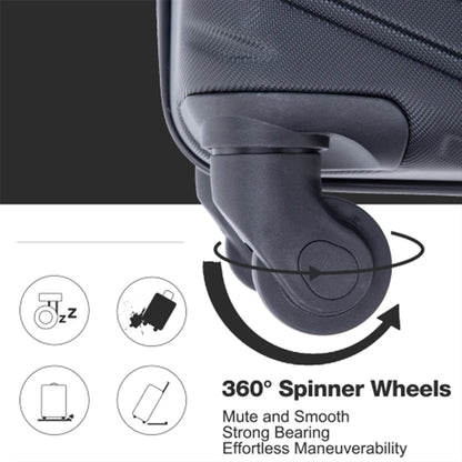 Luggage Set 4-Piece ABS Suitcase With Spinner Wheels