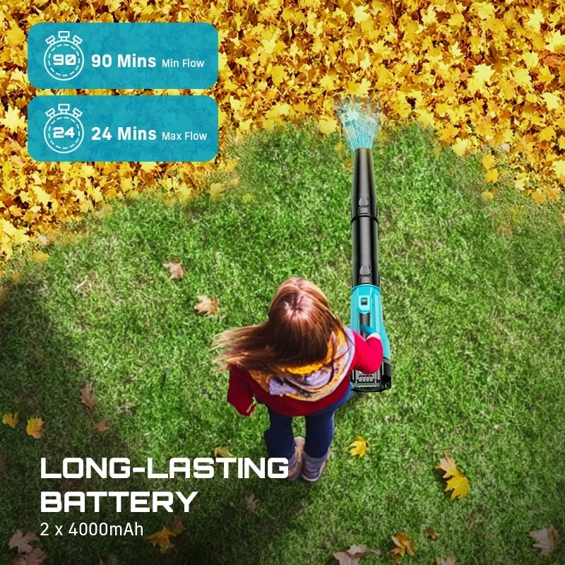 Cordless Leaf Blower for Debris and Snow