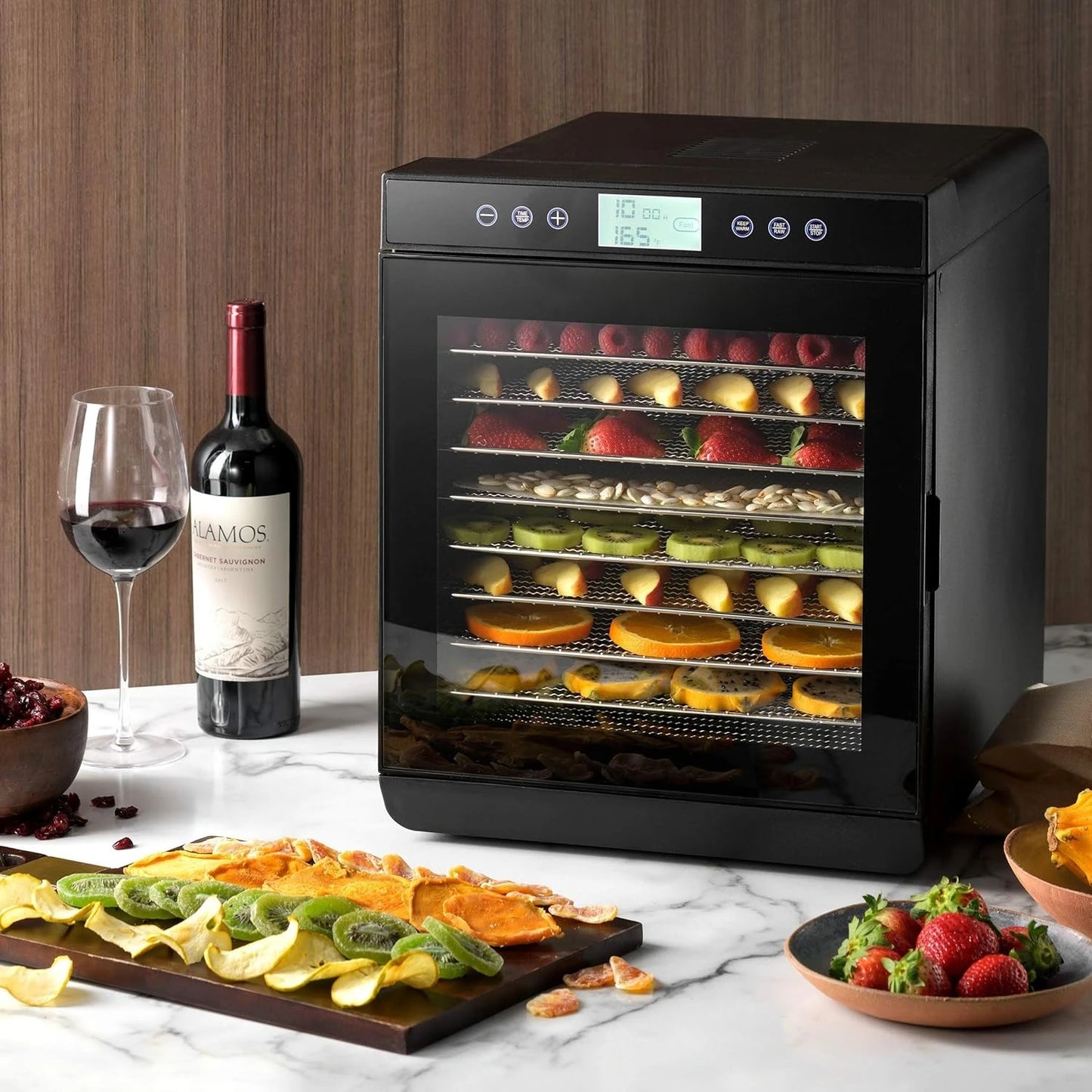 Food Dehydrator Machine with Temperature Control and Keep Warm Function